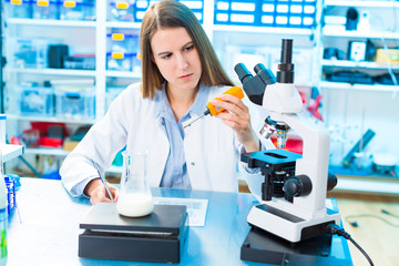 Quality control for processed foods. Dairy product research