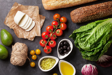 Ciabatta sandwich cooking