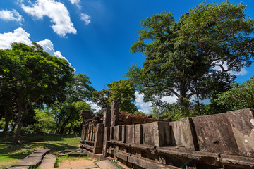 Fototapeta na wymiar Ruin complex of anient city Polonnaruwa, Sri Lanka
