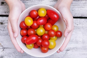 Tomatoes in a bowl