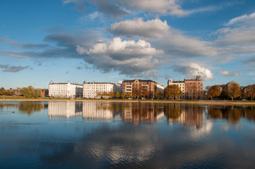 Obraz premium buildings near the waterfront in Copenhagen Denmark