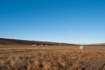 Fototapeta na wymiar farms in Northern Iceland