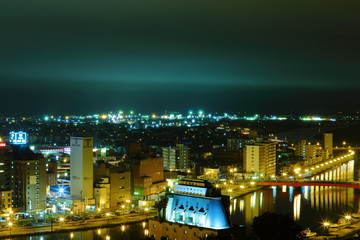 Kushiro Night view