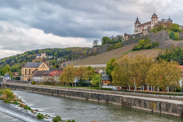 View of Marienberg Fortress, Wurzburg, Germany