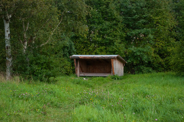 Shelter in Danish Nature