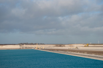 chalk quarry in Aalborg Denmark