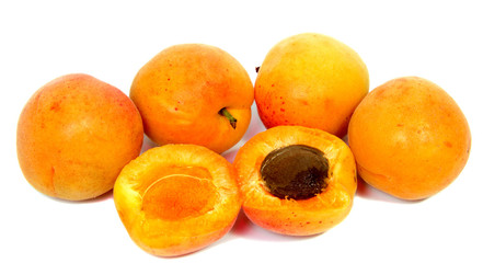 Large juicy peaches. Useful dietary and vegetarian food.