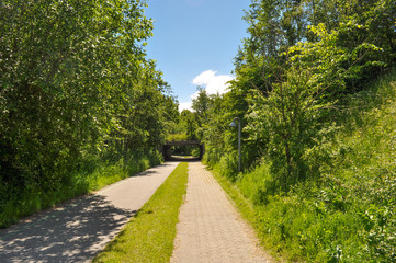 small path in Aalborg Denmark