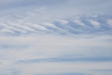 Wolkenformation am Himmel