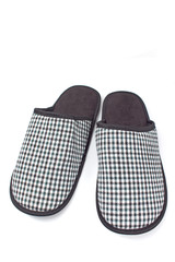 House slippers isolated on white background