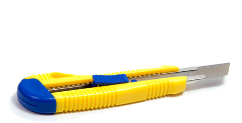 Knives for paper isolated on white background