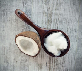 Fresh Coconut and coconut oil