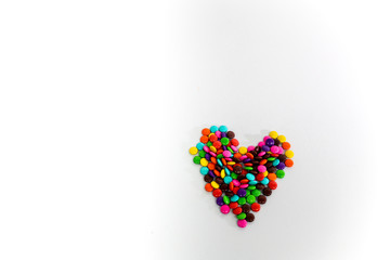 colorful candy, closeup