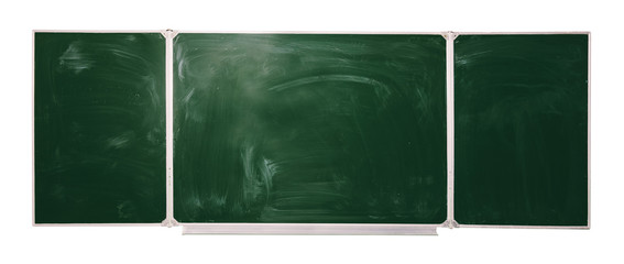 blackboard isolated on white background. mock up for text, congratulations, phrases, lettering