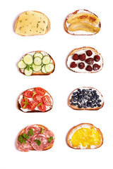 sweet and savory toasts