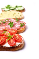 savory toasts