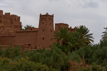clay buildings in A&iuml;t Benhaddou