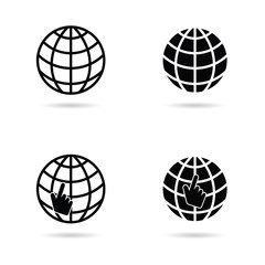 icon for internet vector