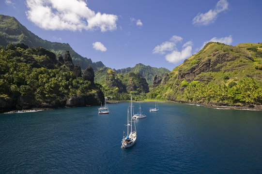 Jungfrauenbucht, Fatu Hiva, Marquesas
