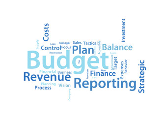 Budget word cloud