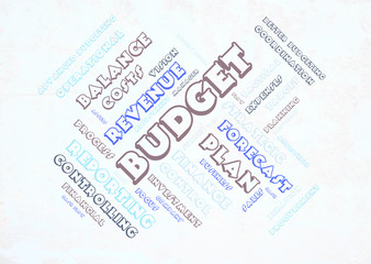Budget word cloud