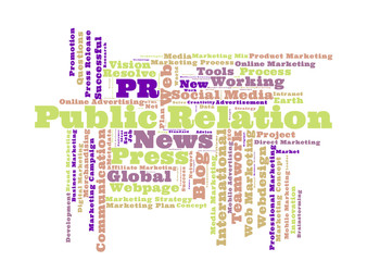 Public Relation word cloud