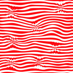 Fototapeta premium Wave pattern seamless