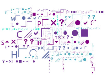 Obraz premium variation of symbols