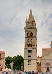 Fototapeta premium Ville de Messine en Sicile, sur les bords du détroit