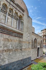 Fototapeta na wymiar Ville de Messine en Sicile, sur les bords du détroit