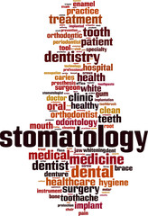 Stomatology word cloud