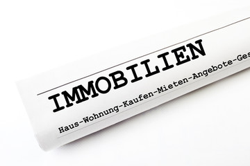 Fototapeta premium Immobilien Zeitung