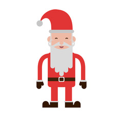 santa claus christmas related icon image vector illustration design 