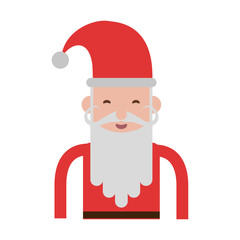 santa claus christmas related icon image vector illustration design 