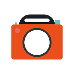 photographic camera icon image vector illustration design 