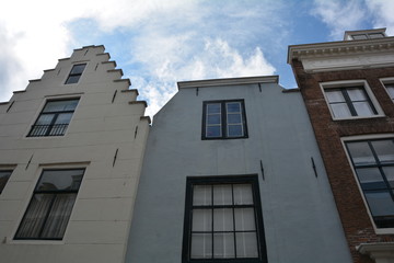Obraz premium Hausfassade in der Altstadt von Middelburg in Holland