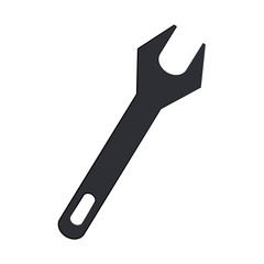 wrench spanner tool icon image vector illustration design 
