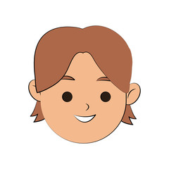 happy boy icon image vector illustration design 