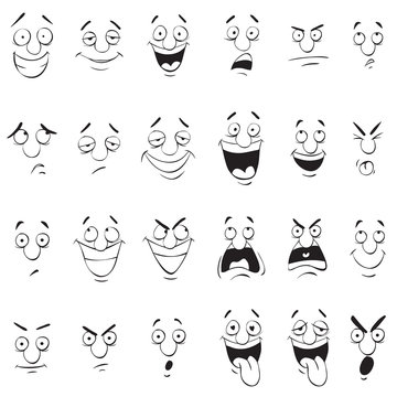 Facial Expression Cartoon Images – Browse 184,688 Stock Photos, Vectors,  and Video | Adobe Stock