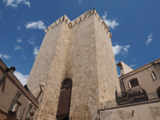 Elephant tower in Cagliari