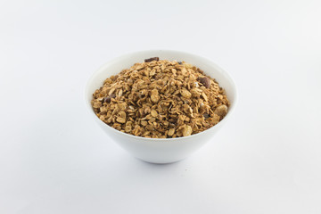 Granola. Toasted Oats into a bowl