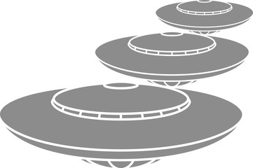 Fototapeta na wymiar muster design cool gemalt comic cartoon aliens Ufo fliegen untertasse