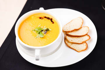 Puree of squash soup