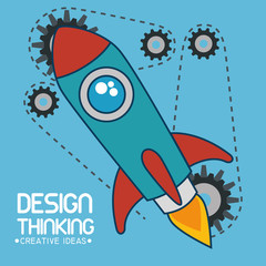 design thinking creative ideas vector illustration graphic design