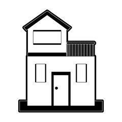 classic family house or home icon image vector illustration design 