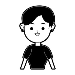 happy woman icon image vector illustration design 