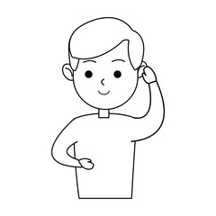 happy boy icon image vector illustration design 