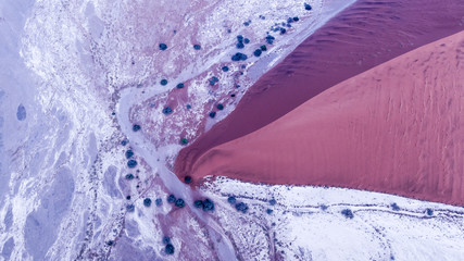 desert dunes, Sossusvlei, Namibia