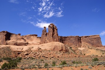 Fototapeta premium Hoodoos in Arches National Park