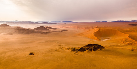 desert dunes, Sossusvlei, Namibia
